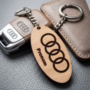 Porte-clés en bois personnalisé